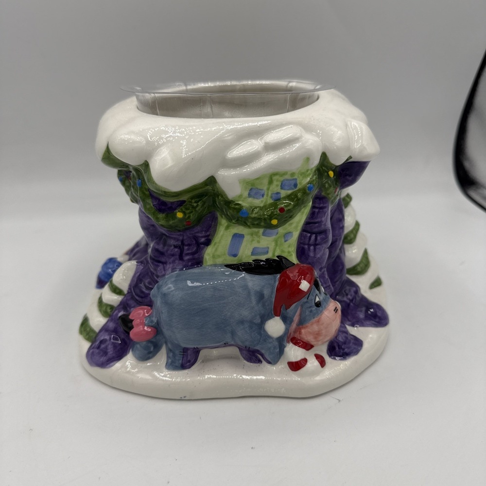 VTG Disney FTD Winnie the Pooh Cookie Jar Planter Table Decor XMAS Tigger Vase - Picture 4 of 12